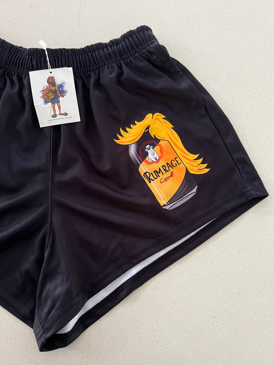 AFS "RUM RAGE" Footy Shorts (With Pockets)