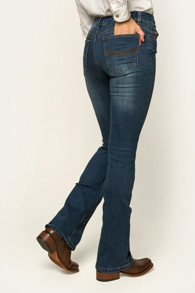 RINGERS WESTERN Katherine Mid Rise Bootleg Jeans - Classic Blue