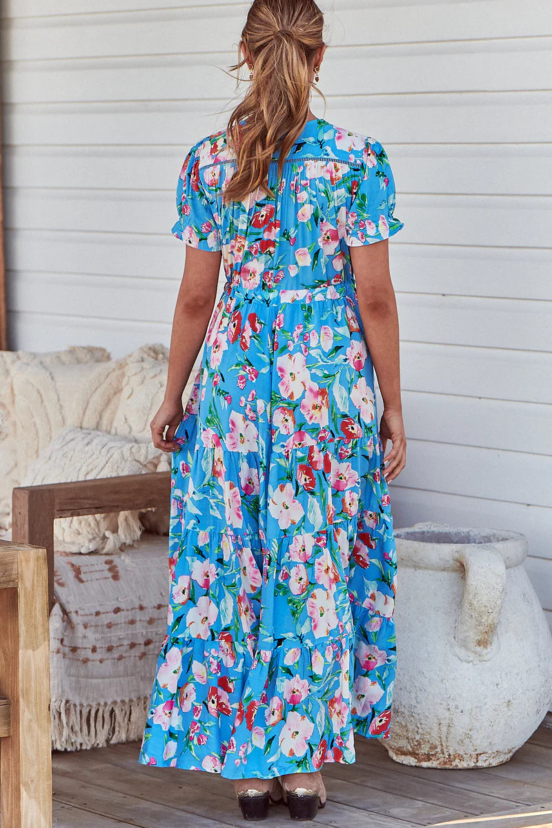 jaase blue maxi dress Jaase