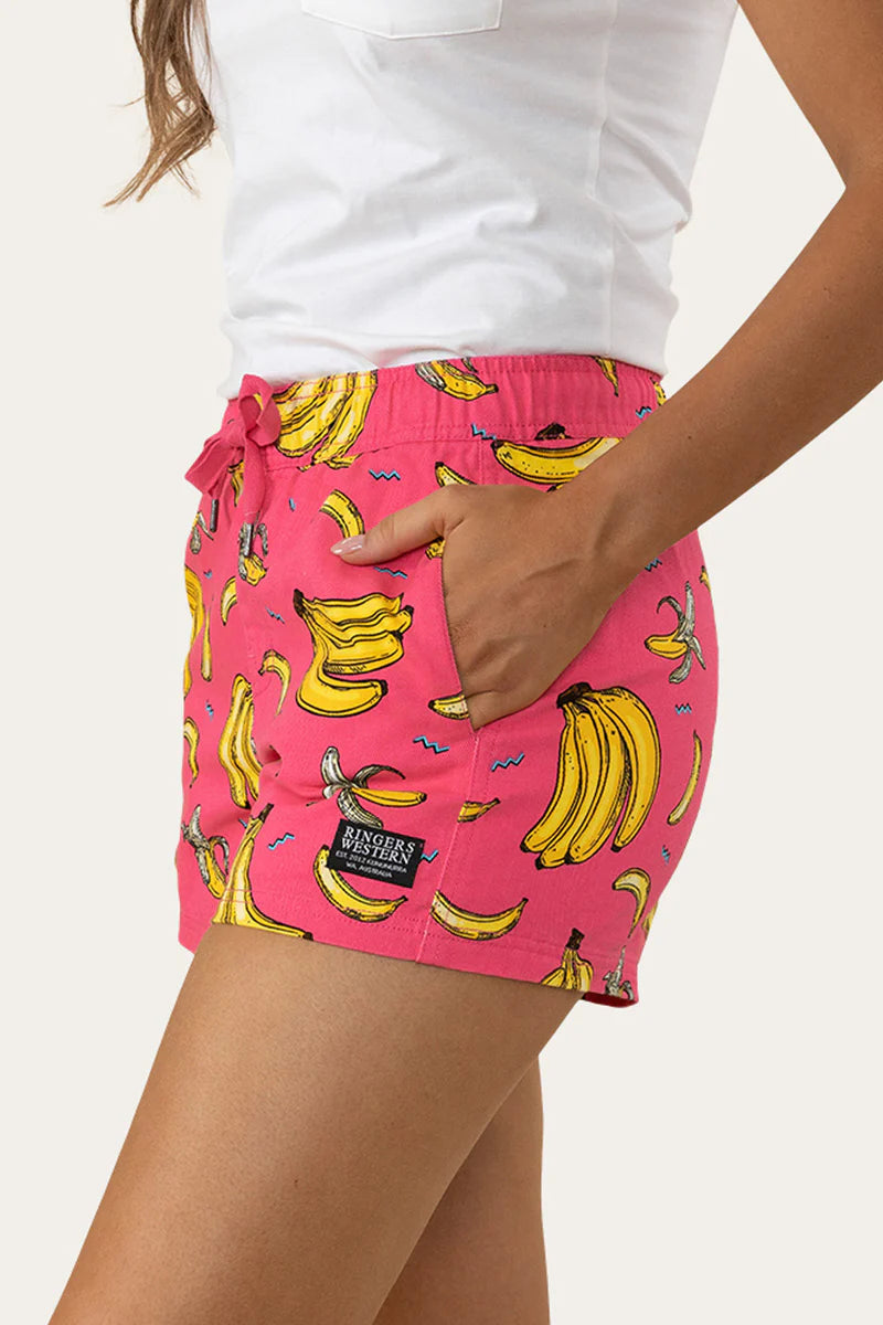 Ringers Western LIMITED EDITION WOMENS HEAVY WEIGHT RUGGERS - BANANA PRINT
