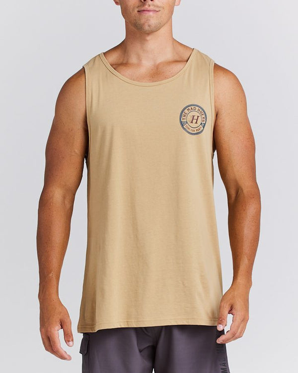 The Mad Hueys Surf Fish Party Tank - Tan