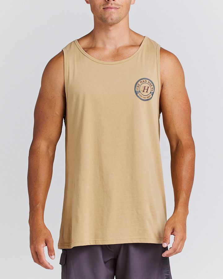 The Mad Hueys Surf Fish Party Tank - Tan